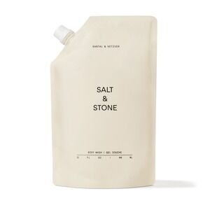 Salt & Stone Santal & Vetiver Body Wash Refill Pouch 32 oz 946 ml New